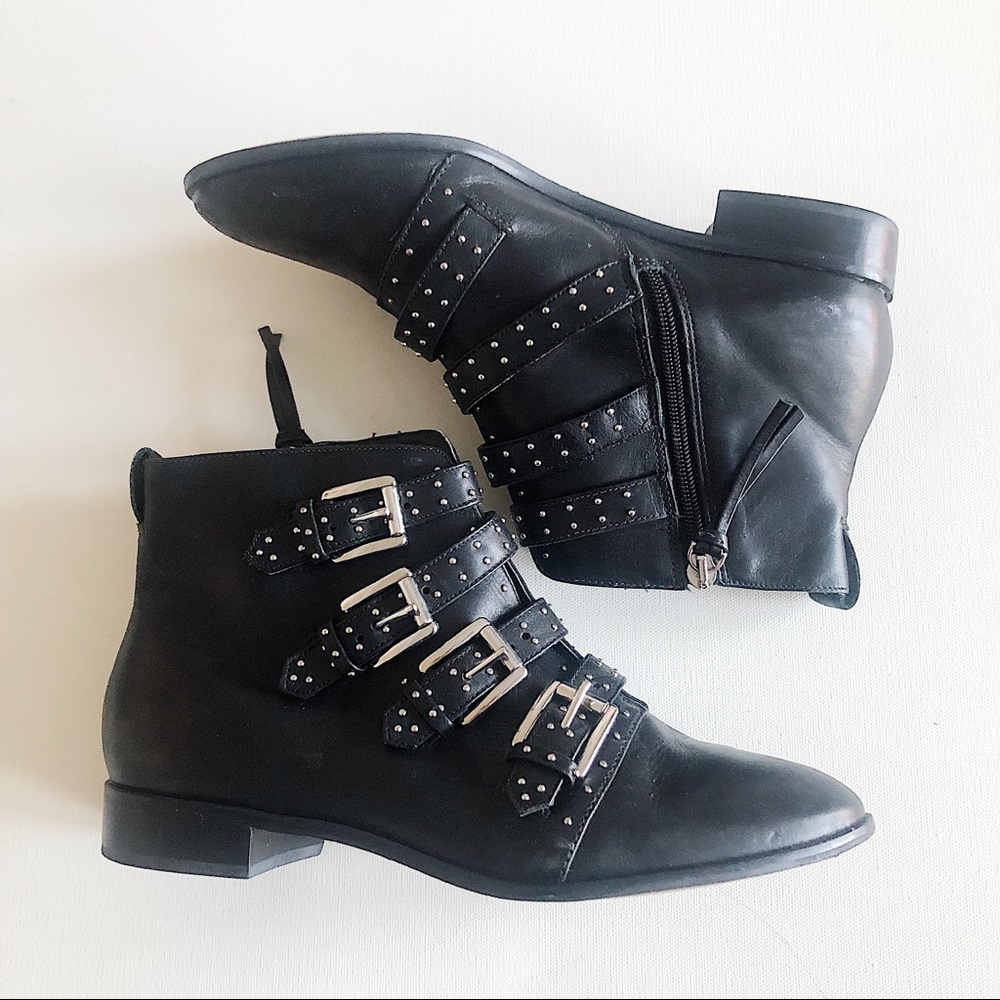 Rebecca Minkoff Maddox Buckle Ankle Boot